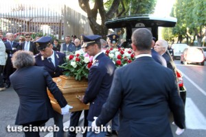 Viterbo - I funerali del poliziotto Marco Storti 
