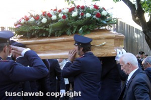 Viterbo - I funerali del poliziotto Marco Storti 