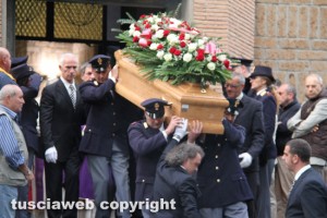 Viterbo - I funerali del poliziotto Marco Storti 