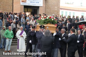 Viterbo - I funerali del poliziotto Marco Storti 