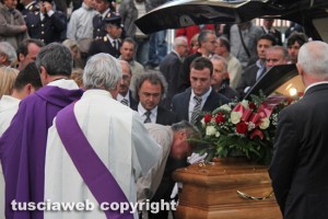 Viterbo - I funerali del poliziotto Marco Storti 