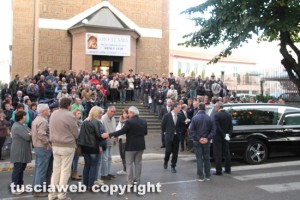 Viterbo - I funerali del poliziotto Marco Storti 