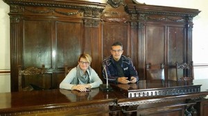 Liberati e Nicolosi alla presentazione dell'incontro-dibattito di FdI