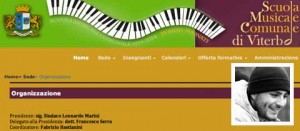 Il sito della Scuola comunale musicale e Leonardo Marini