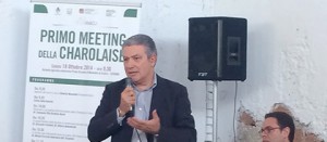 Il presidente della Provincia di Viterbo Marcello Meroi al primo Meeting della Charolaise