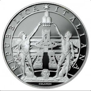 La moneta commemorativa di Villa Lante 