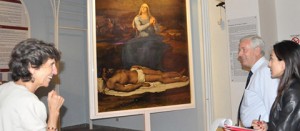 L'assessora Saraconi e il sindaco Michelini al museo civico