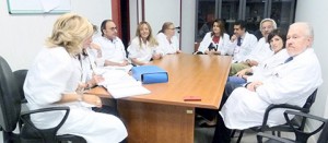 Il team della Brest unit per la lotta al tumore al seno