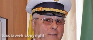 Il comandante della polizia locale di Tarquinia Remo Fontana