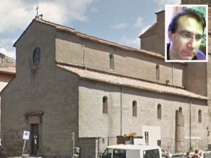 Viterbo - Chiesa di San Sisto - Nel riquadro Giampaolo Manca