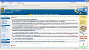 Il sito del comune con il link alle istruzioni per la Tasi