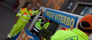 Viterbo - La Protezione civile durante la campagna "Io non rischio"