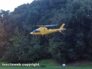 Sutri - Il 53enne soccorso dal'eliambulanza