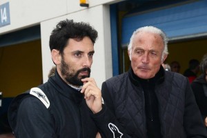 Gustavo Sandrucci con il padre 