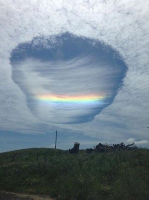 Arco brillante sull'Australia