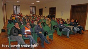 Viterbo - L'assemblea dei lavoratori in Provincia