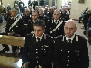 Bomarzo - La messa dell'arma dei carabinieri