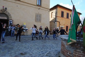 I Nasi rossi a Monteriggioni