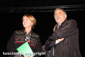 Ronciglione - Il sindaco Alessandro Giovagnoli con la ministra Lorenzin