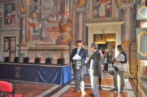 La visita a Viterbo dei membri della commissione regionale Cultura