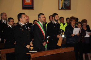 Bomarzo - La cerimonia alla presenza del colonnello Mauro Conte