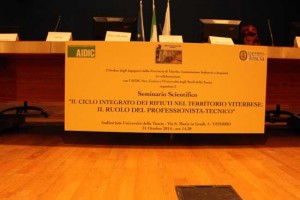 Viterbo - Il convegno sul ciclo dei rifiuti organizzato dall'ordine degli Ingegneri
