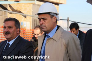 Blitz di Zingaretti al dearsenificatore di Monte Jugo