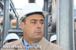 Blitz di Zingaretti al dearsenificatore di Monte Jugo