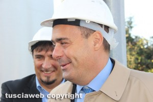 Blitz di Zingaretti al dearsenificatore di Monte Jugo