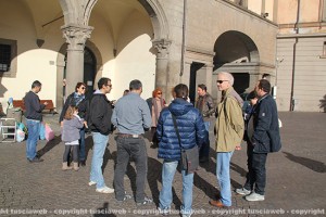 Rifiuti - La manifestazione di Viterbo Civica