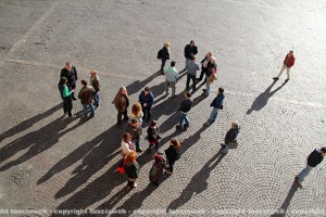 Rifiuti - La manifestazione di Viterbo Civica