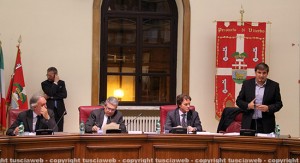 Fabio Refrigeri in consiglio provinciale