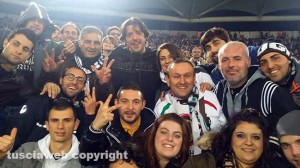 Viterbesi allo stadio olimpico per Lazio - Juventus