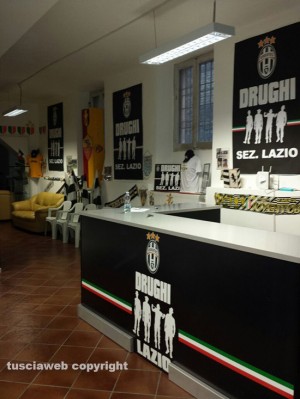 La sede del club della Juventus di Viterbo