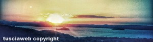 Bolsena - Tramonto sul lago