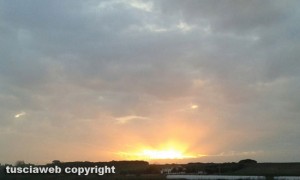 Tramonto a Pescia Romana