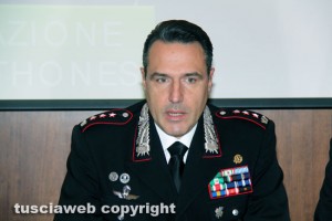 Il comandante provinciale Mauro Conte