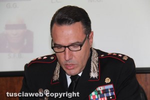 Il comandante provinciale Mauro Conte