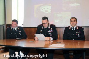 Carabinieri - La conferenza dell'operazione Mamuthones