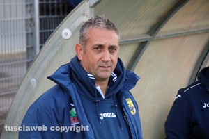 L'allenatore della Viterbese, mister Ferazzoli