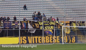 La curva della Viterbese al Rocchi