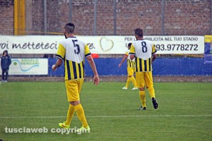 I Gialloblù al Rocchi sotto la pioggia