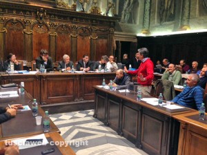 Maurizio Tofani in consiglio comunale