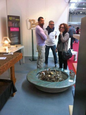 Luigia Melaragni con Roberto Ceccarini e Girolamo Rossi