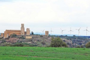 Tuscania - La ricostruzione del parco eolico tra Montebello e Poggio Martino