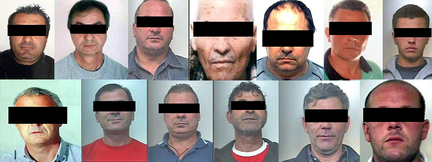 Operazione Mamuthones - I tredici arrestati