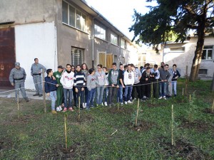 Tarquinia - La festa dell'albero all'Iis Cardarelli