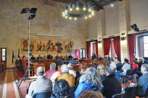 Tarquinia - Il sindaco Mazzola ha accolto il vescovo Marrucci in visita pastorale
