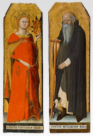 Santa Caterina e Sant'Antonio di Matteo Giovannetti 
