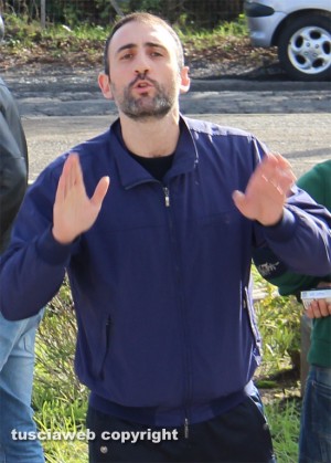 Ervin Di Maulo all'uscita del tribunale